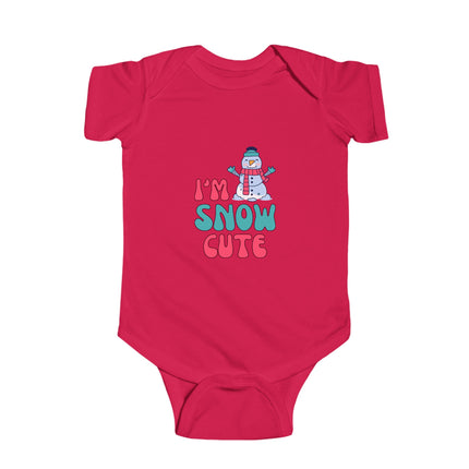Christmas Infant Bodysuit | Holiday Baby Clothes | Newborn Baby Gift | Snow Cute Bodysuit | My First Christmas | Santa Baby Outfit