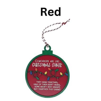 Coworker Holiday Ornament | Custom Christmas Ornament | Corporate Holiday Gift | Personalized Gift | Funny Coworker Ornament | Employee Gift
