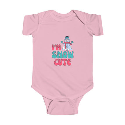 Christmas Infant Bodysuit | Holiday Baby Clothes | Newborn Baby Gift | Snow Cute Bodysuit | My First Christmas | Santa Baby Outfit