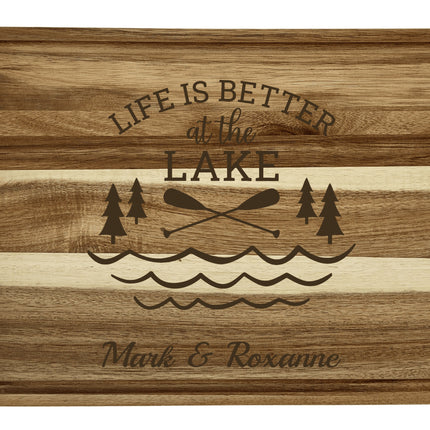 Personalized Cutting Board | Life is Better at the Lake Charcuterie Board
