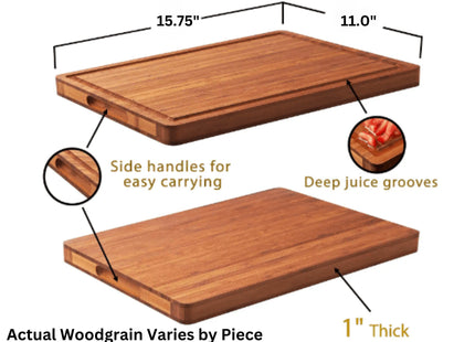 Personalized New York Hockey Fan Acacia Cutting Board