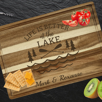 Personalized Cutting Board | Life is Better at the Lake Charcuterie Board