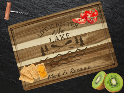 Personalized Cutting Board | Life is Better at the Lake Charcuterie Board