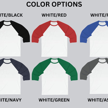 Softball Mom 3/4 Sleeve Tee: Heart Love Design