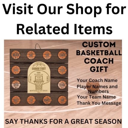 Personalized Basketball Tumbler: Engraved Leatherette 20 oz Coach Gift