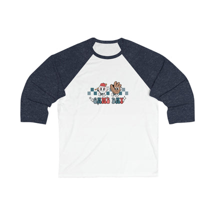 Baseball 3/4 Sleeve Tee: Game Day Softball Mom Shirt