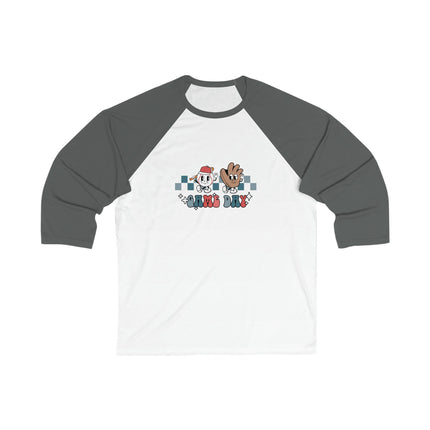 Baseball 3/4 Sleeve Tee: Game Day Softball Mom Shirt