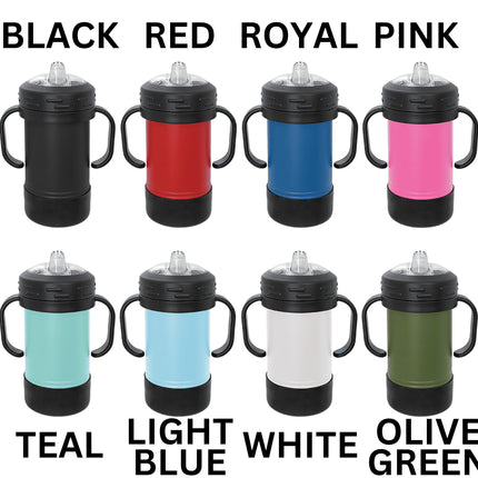 Personalized Toddler Sippy Cup: Engraved Insulated Baby Tumbler
