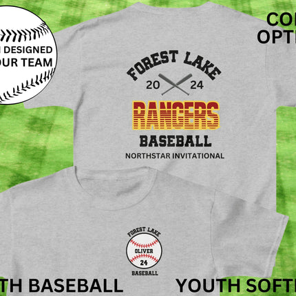 Custom Baseball Softball Team Shirt: Personalized Tournament Gift