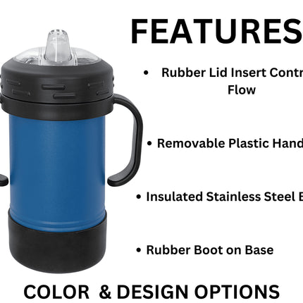 Personalized Toddler Sippy Cup: Engraved Insulated Baby Tumbler