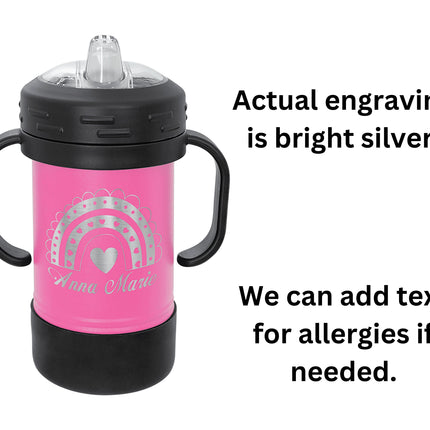 Personalized Toddler Sippy Cup: Engraved Insulated Baby Tumbler