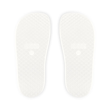 Personalized Youth Soccer Slides: Custom Name & Number Sandals