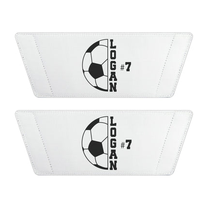 Personalized Youth Soccer Slides: Custom Name & Number Sandals
