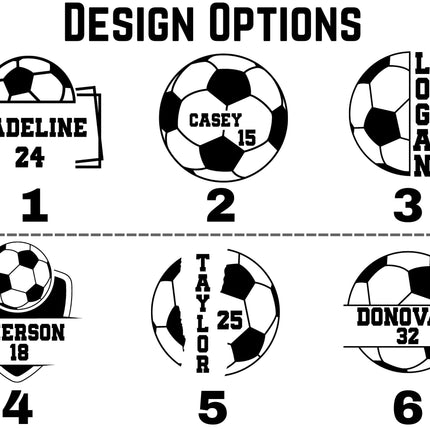 Personalized Soccer Slides: Custom Name & Number Sandals