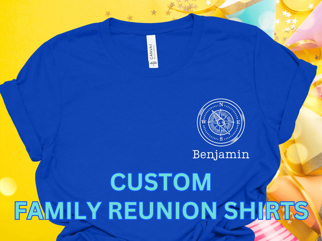Custom Family Reunion T-Shirt: Personalized Group Matching Shirts