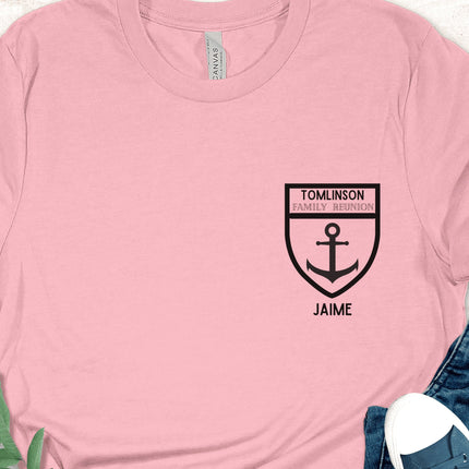 Custom Family Reunion T-Shirt: Personalized Group Matching Shirts
