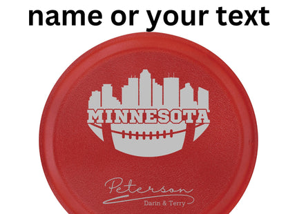 Personalized Minnesota Football Cake Pan: Engraved Aluminum Baking Gift