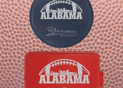 Personalized Alabama Football Baking Pan: Engraved Cake Pan with Lid