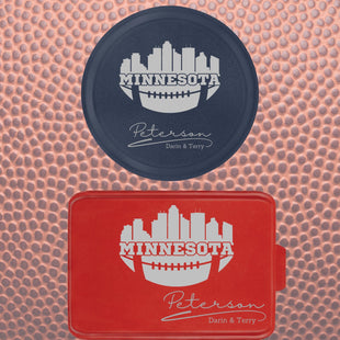 Minnesota Football Custom Personalized Aluminum Baking Pans and Pie Tins.