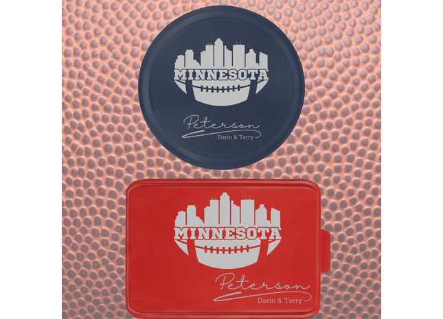 Minnesota Football Custom Personalized Aluminum Baking Pans and Pie Tins.