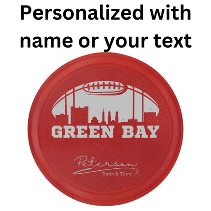 Green Bay Football Cake Pan: Personalized Aluminum Baking Tin with Lid