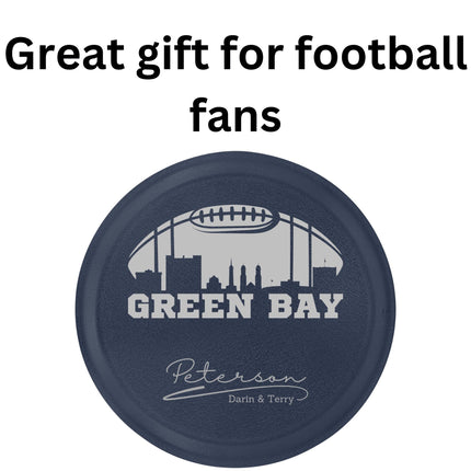 Green Bay Football Cake Pan: Personalized Aluminum Baking Tin with Lid