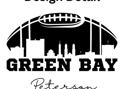 Green Bay Football Cake Pan: Personalized Aluminum Baking Tin with Lid