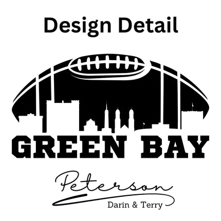 Green Bay Football Cake Pan: Personalized Aluminum Baking Tin with Lid