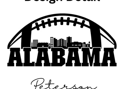 Personalized Alabama Football Cake Pan & Pie Tin – Custom Powder-Coated Aluminum Baking Gift for Fans