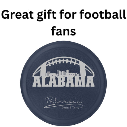 Personalized Alabama Football Cake Pan & Pie Tin – Custom Powder-Coated Aluminum Baking Gift for Fans