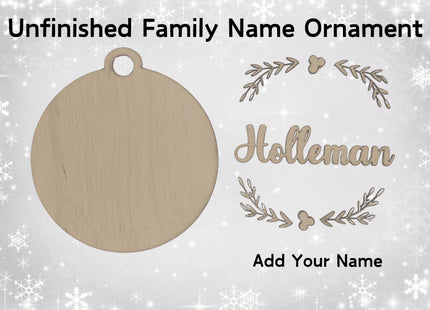 Best Friends Personalized Holiday Ornaments – DIY Craft Kit with Names – Custom Wood Ornament Gift for Friends
