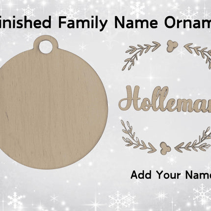Best Friends Personalized Holiday Ornaments – DIY Craft Kit with Names – Custom Wood Ornament Gift for Friends