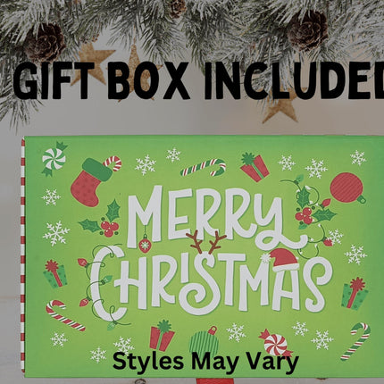 Kids DIY Personalized Christmas Ornament Kit: Baltic Birch Wood Craft