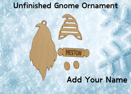 Personalized Holiday Ornament Kit: DIY Baltic Birch Craft Set