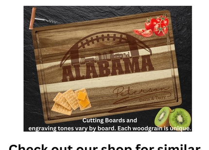 Alabama Football Earrings | Bama Hand Painted Wood Earrings