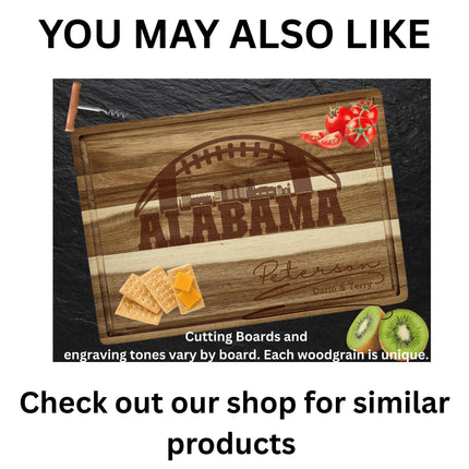 Alabama Football Earrings | Bama Hand Painted Wood Earrings