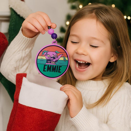 Personalized Axolotl Ornament: Hand-Painted Christmas Tree Decoration