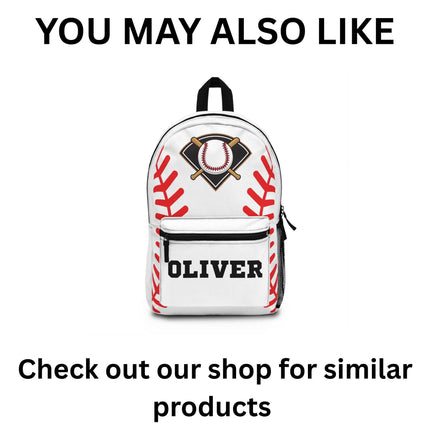 Childs Baseball Lunch Bag | Personalized Kids Lunch Box | Insulated School Lunch Bag