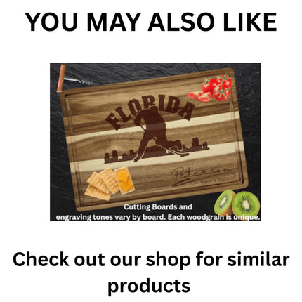 Jacksonville Football Cheese Board | Personalized Acacia Charcuterie Board