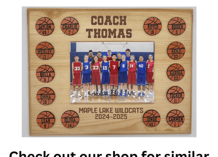 Custom Basketball Earrings With Number | Hand Painted Wood Team Earrings