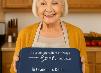 User Aluminum Cake Pan | Personalized Cake Pan | Cake Pan With Lid | The Secret Ingredient is Love and Butter