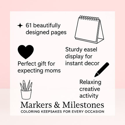 Pregnancy Gift Set | Baby Bump Milestone Flip Book + Personalized Baby’s First Christmas Ornament 2025 | Expecting Mom Baby Shower Gift