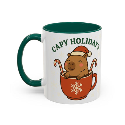 Christmas Coffee Mug – Cute Holiday Animal Designs | Corgi, Chihuahua, Capybara, Otter, Axolotl | 11oz & 15oz Ceramic Cup