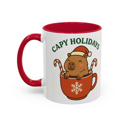 Christmas Coffee Mug – Cute Holiday Animal Designs | Corgi, Chihuahua, Capybara, Otter, Axolotl | 11oz & 15oz Ceramic Cup