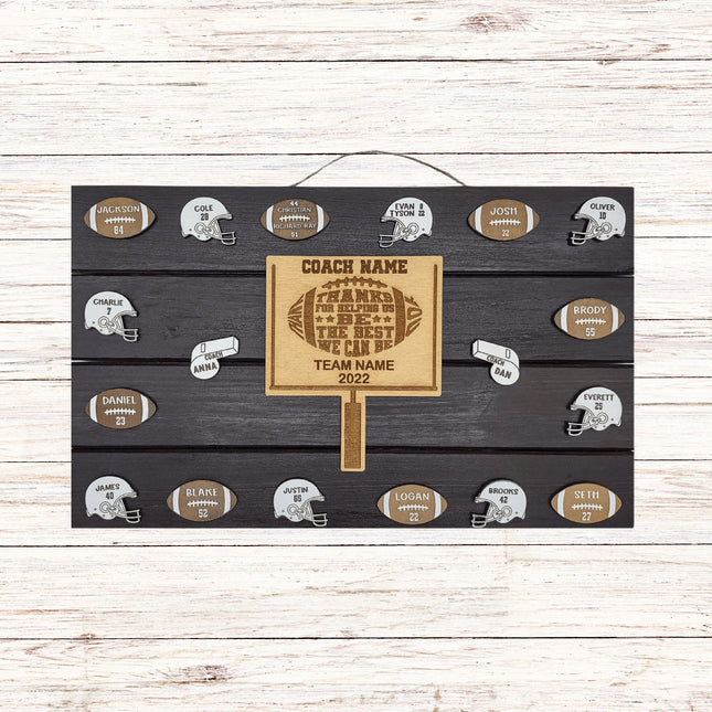 Football Coach Gift | End of Season Gift | Personalized Coach Gift |  Coach Appreciation Gift | Gift for Football | Coach Thank You