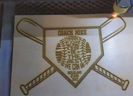 Personalized Soccer Coach Plaque: End of Season Thank You Gift