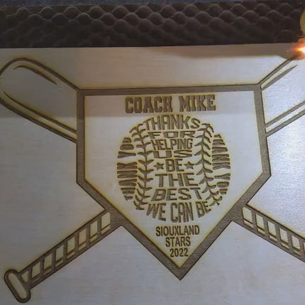 Personalized Soccer Coach Plaque: End of Season Thank You Gift