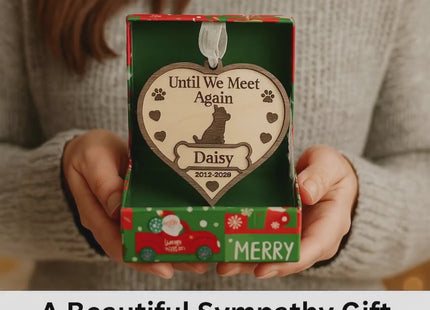 Custom Dog Memorial Ornament: Personalized Pet Remembrance Gift