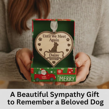Custom Dog Memorial Ornament: Personalized Pet Remembrance Gift
