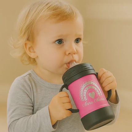 Personalized Toddler Sippy Cup: Engraved Insulated Baby Tumbler
